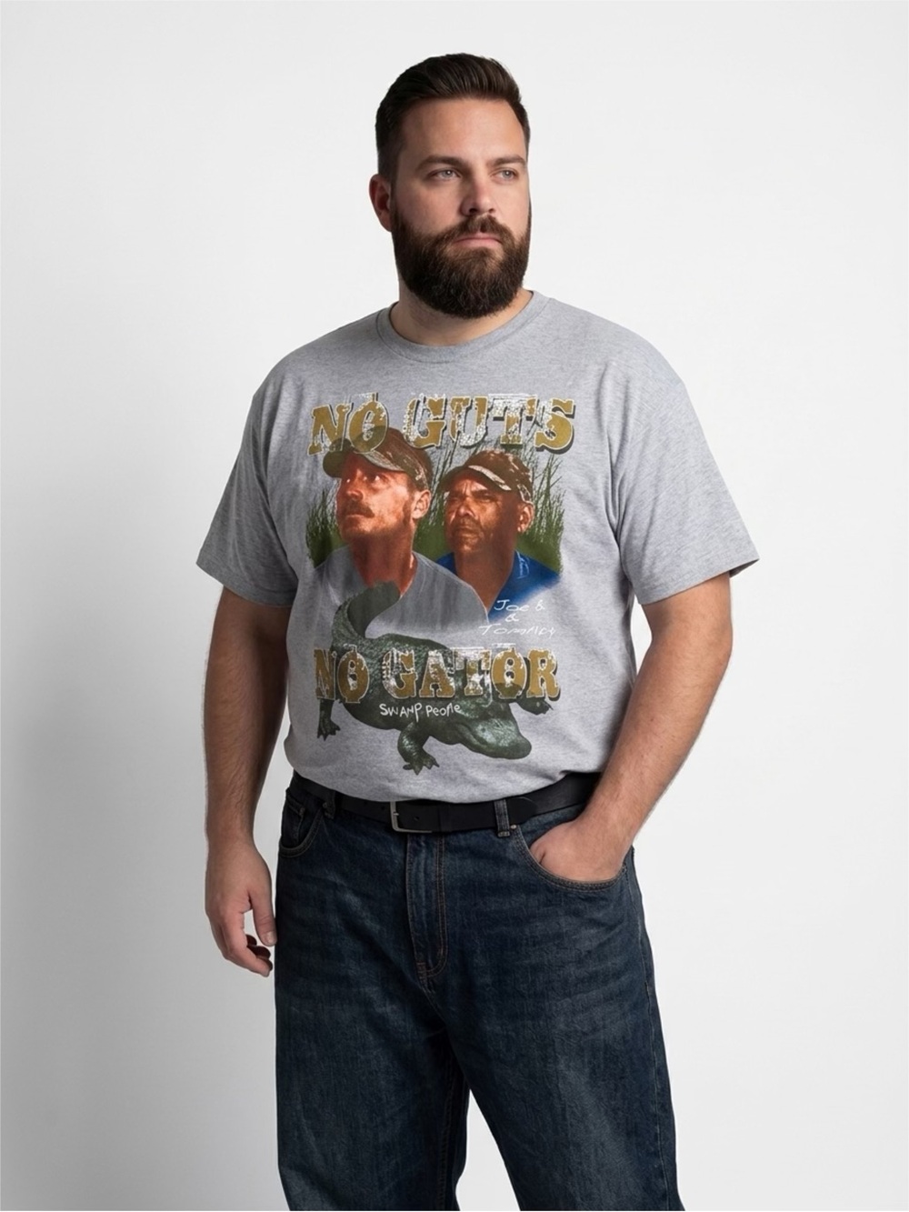 Swamp People No Guts No Gator Graphic T-Shirt